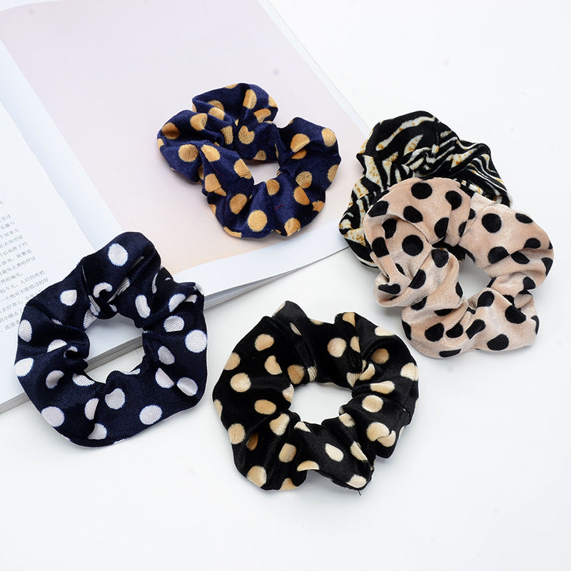 leopard fabric hair accessory