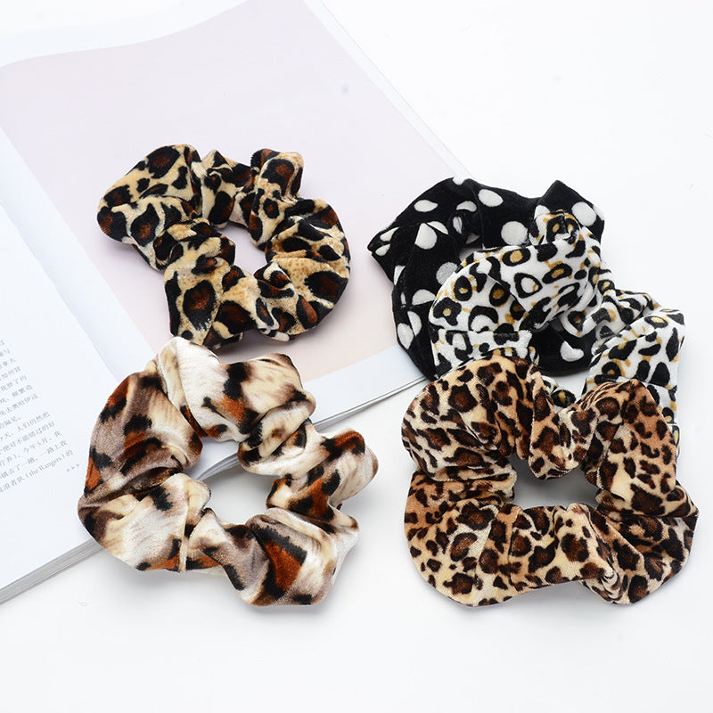leopard fabric hair accessory