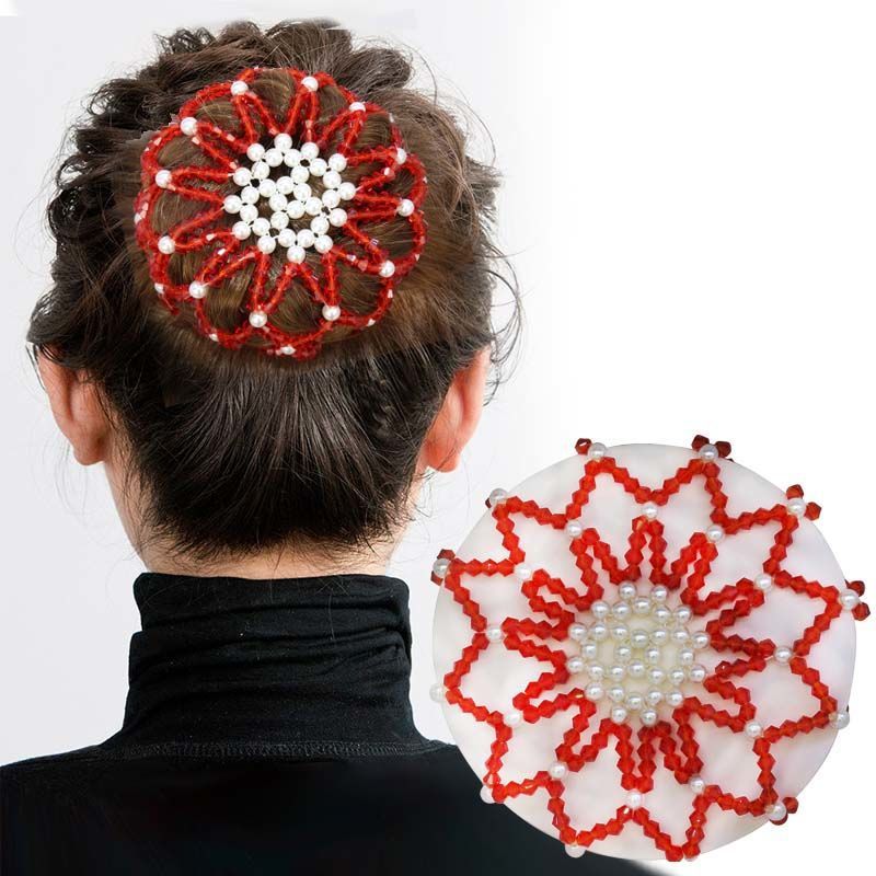 Women's Personalized Pearl Beaded Hair Nets