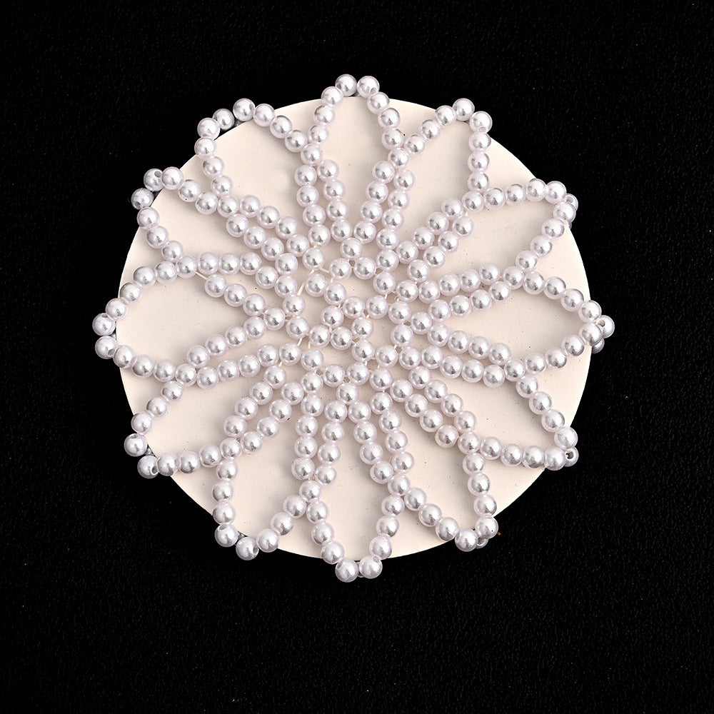 Women's Personalized Pearl Beaded Hair Nets