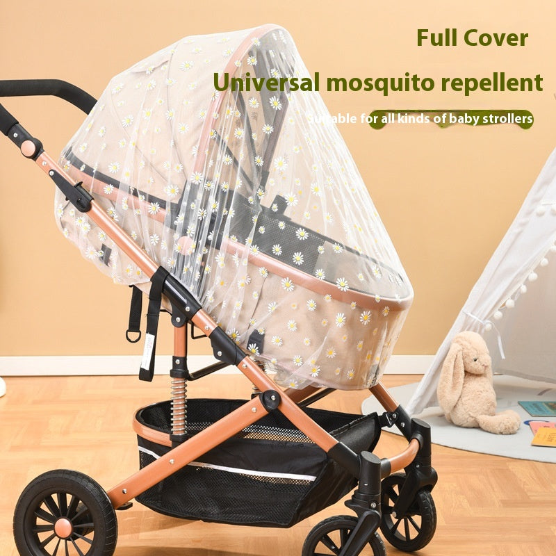 Infantile Mosquito Net Complete-type Printing Stroller Mosquito Nets