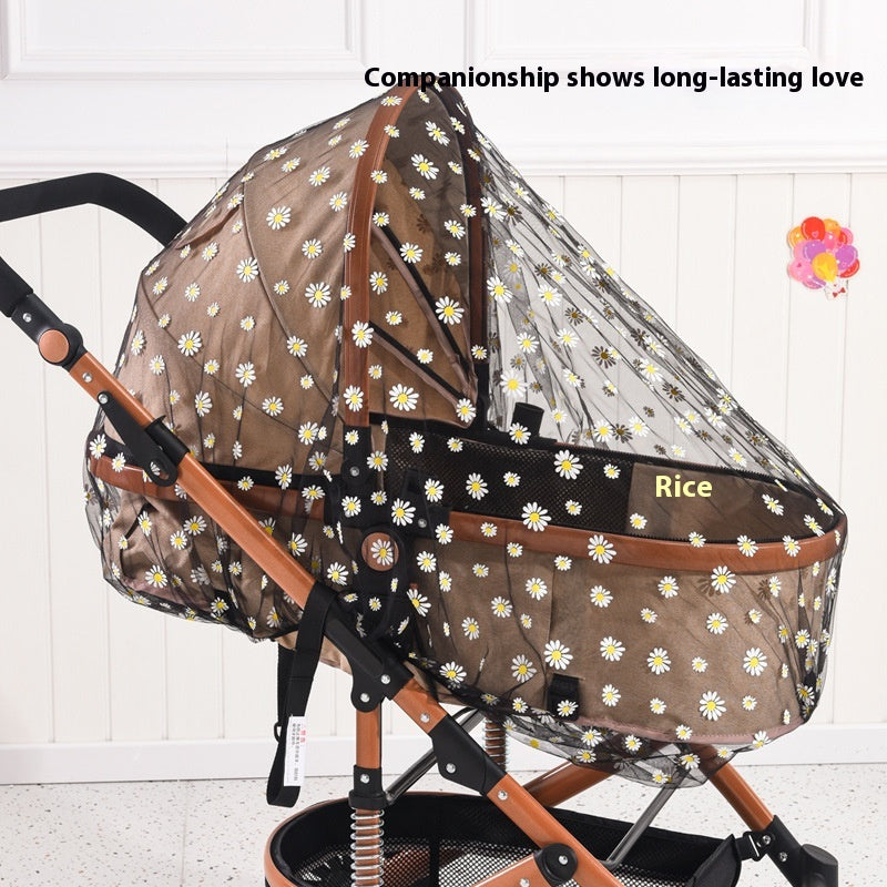 Infantile Mosquito Net Complete-type Printing Stroller Mosquito Nets