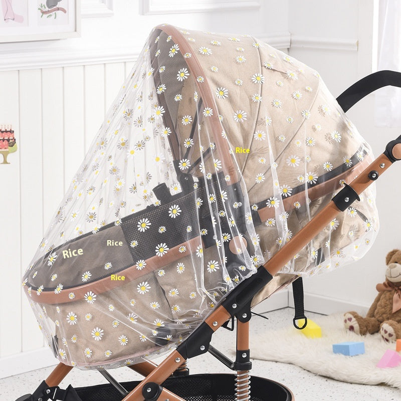 Infantile Mosquito Net Complete-type Printing Stroller Mosquito Nets